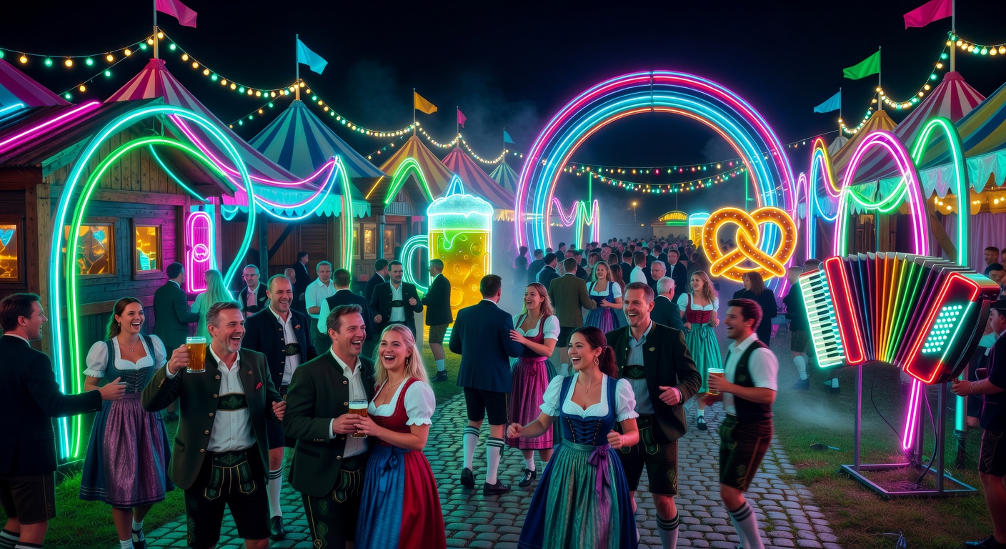 Neon Oktoberfest Celebration
